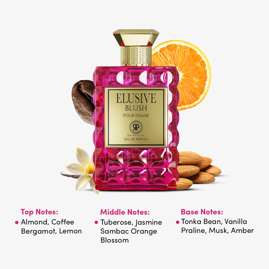 Elusive Blush by Rai Phalail Eau de Parfum Spray 3.4 oz