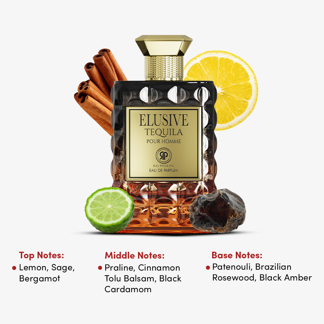 Elusive Tequila by Rai Phalail Eau de Parfum Spray 3.4 oz