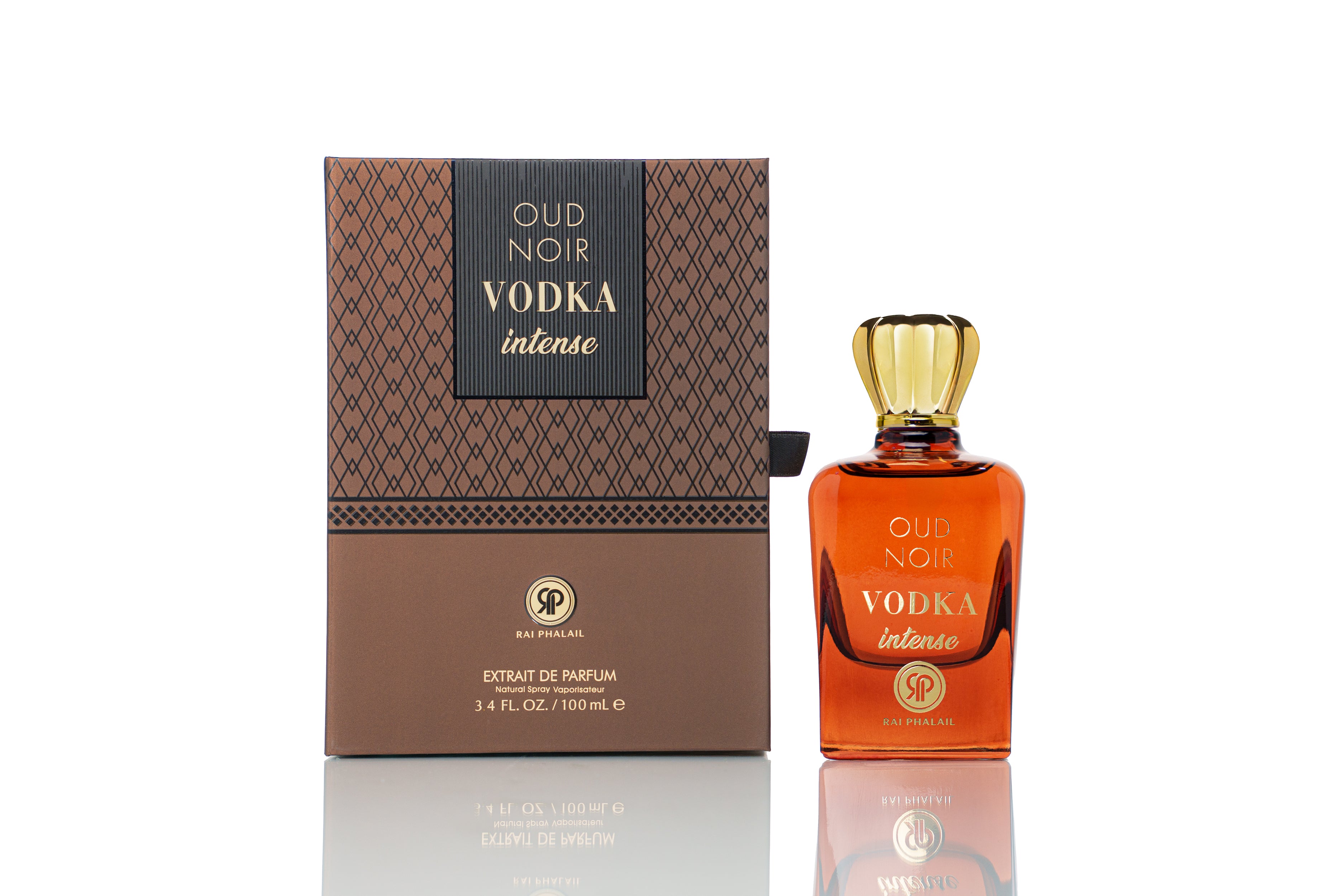 Oud Noir Vodka Intense by Rai Phalail Eau de Parfum Spray 3.4 oz