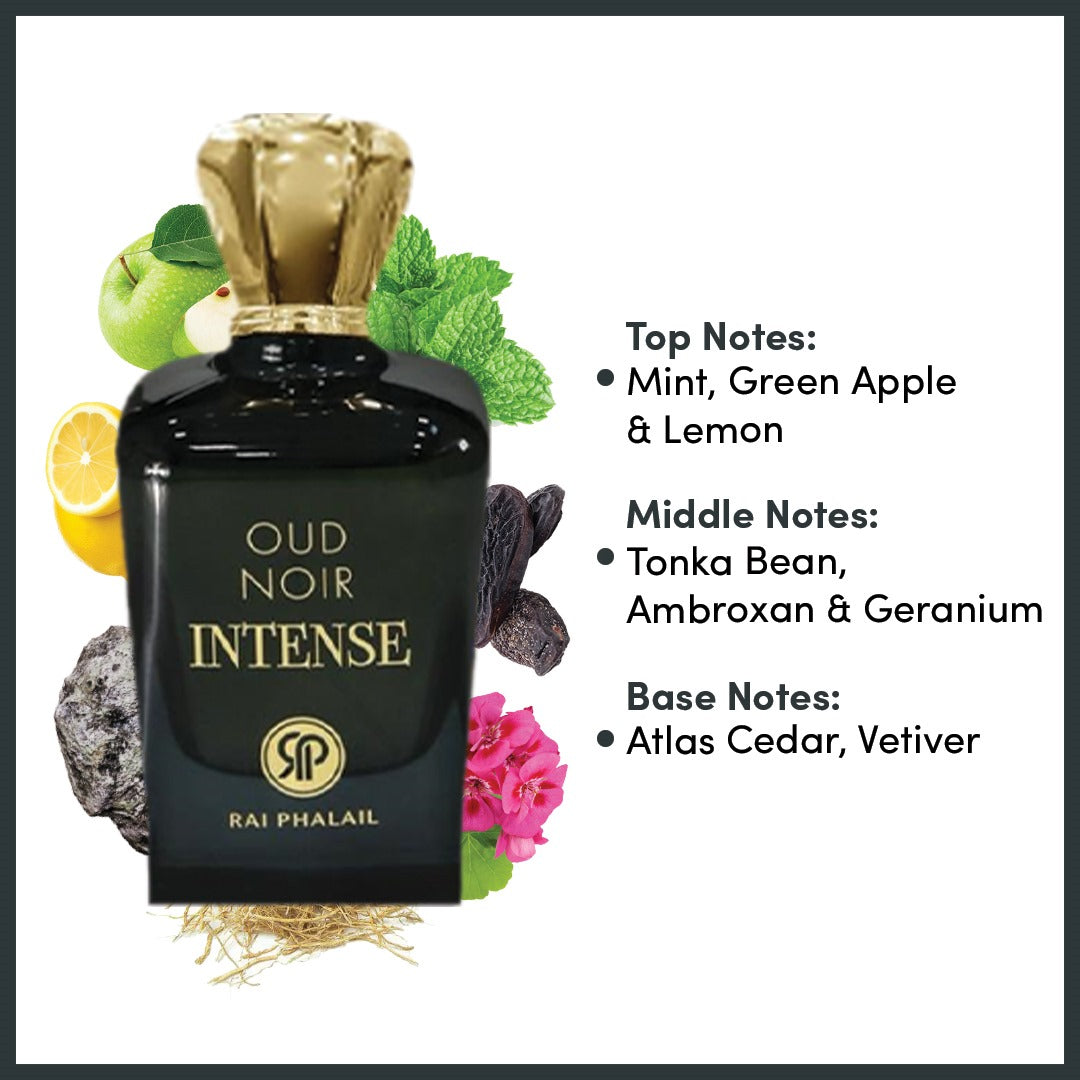 Oud Noir Intense Eau De Parfum 3.4 oz – RAI PHALAIL